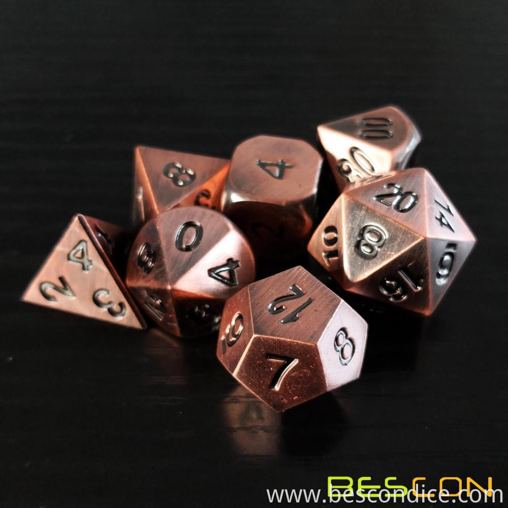 Heavy Duty Old Bronze Solid Metal Dice Set 3 Heavy Duty Old Bronze Solid Metal Dice Set 3